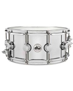 DW Collectors Series 6.5" x 14" Chrome Over Steel Snare Drum