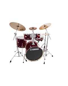Yamaha Stage Custom Birch Fusion Kit in Cranberry Red