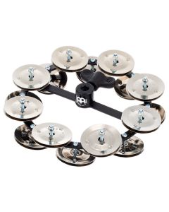 Meinl Percussion 5" Hi-Hat Tambourine, Dual Row, Stainless Steel Jingles