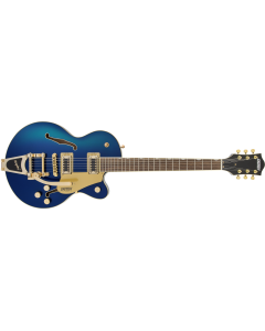 Gretsch G5655TG Electromatic Center Block Jr. Single-Cut with Bigsby and Gold Hardware, Laurel Fingerboard in Azure Metallic