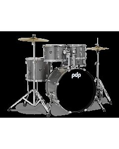 PDP Center Stage 5-Piece 20" Complete Kit in Silver Sparkle