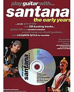 PLAY GUITAR WITH SANTANA EARLY YEARS TAB BK/CD