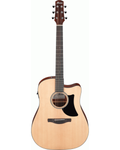 Ibanez AAD50CE LG Acoustic Guitar in Natural Low Gloss