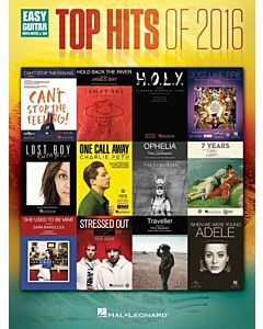 TOP HITS OF 2016 EASY GUITAR NOTES & TAB