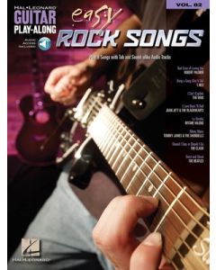 EASY ROCK SONGS GUITAR PLAYALONG V82 BK/OLA