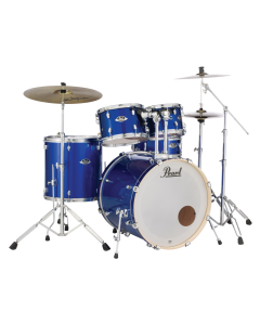 Pearl Export Drum kit 5-pc. 22" Fusion Plus w/hardware in High Voltage Blue