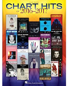 CHART HITS OF 2016-2017 EASY PIANO