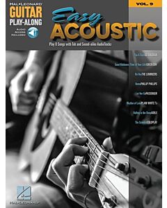 EASY ACOUSTIC SONGS GUITAR PLAYALONG V9 BK/OLA