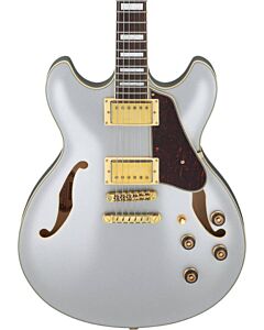 Ibanez Artcore AS73G Semi Hollow Electric Guitar in Moonstone Silver Flat