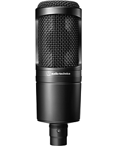 Audio Technica AT2020 Cardioid Condenser Studio XLR Microphone in Black