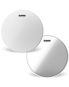 Evans 14" Power Center Reverse Dot Coated Drumhead & H30 Combo Pack