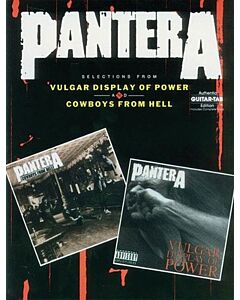 Pantera Vulgar Display of Power and Cowboys from Hell Recorded Version Guitar Tab