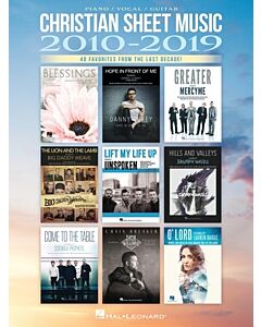 CHRISTIAN SHEET MUSIC 2010-2019 PVG