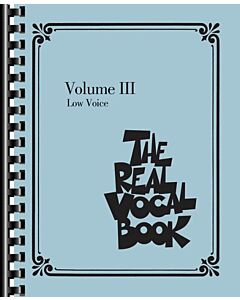 REAL VOCAL BOOK VOL 3 LOW VOICE