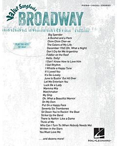 VALUE SONGBOOKS BROADWAY PVG