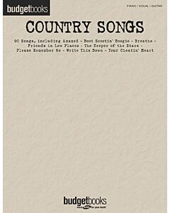 BUDGET BOOKS COUNTRY SONGS PVG