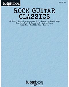 Rock Guitar Classics Budget Books Guitar Tab