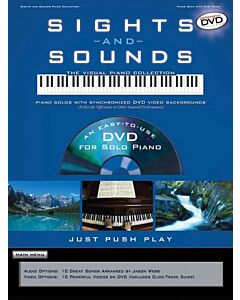 SIGHTS AND SOUNDS PIANO COLLECTION SONGBOOK/DVD