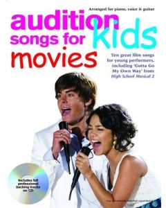 AUDITION SONGS FOR KIDS MOVIES BK/CD