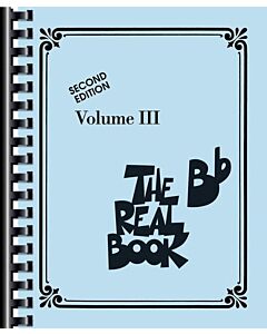 THE REAL BOOK VOL 3 B FLAT EDITION