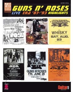 Guns N Roses Live Era 87-93 Highlights Guitar Tab
