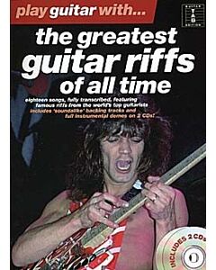 PLAY GUITAR WITH THE GREATEST RIFFS BK/2CDS