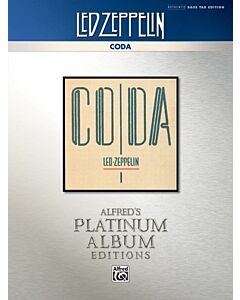 LED ZEPPELIN - CODA BASS TAB PLATINUM ALBUM