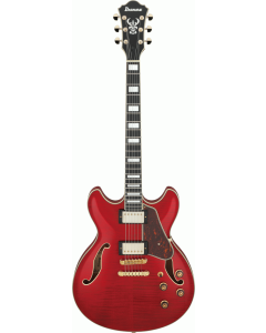 Ibanez AS93FM TCD Electric Guitar in Transparent Cherry Red