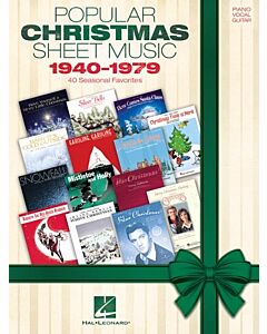 POPULAR CHRISTMAS SHEET MUSIC 1940-1979 PVG