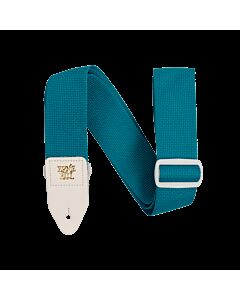 Ernie Ball Polypro Guitar Or Bass Strap in Teal & White