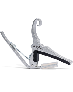 Kyser Quick Change Acoustic Guitar Capo in Silver