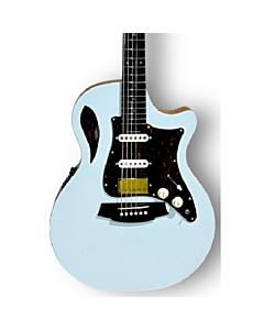 Cole Clark TL2EC-BLBL-HSS True Hybrid model with HSS configuration in Sonic Blue