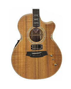 Cole Clark CTL3EC-BLBL-HUM True Hybrid Thinline in Acoustic Electric Guitar in Natural