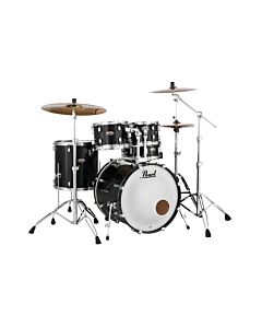 Pearl Decade Maple 22" Fusion Plus Kit (22BD, 10TT, 12TT, 16FT, 14SD) w/Hardware in Black Ice