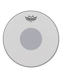 REMO Controlled Sound Coated Black Dot Drumhead - Bottom Black Dot, 12"