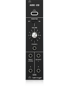 Behringer CU1A Ultra-Low Latency 2 In/2 Out USB/Audio Interface for Eurorack
