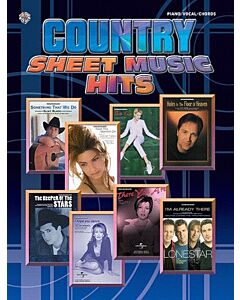 COUNTRY SHEET MUSIC HITS PVG