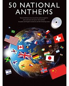 50 NATIONAL ANTHEMS BK/CD