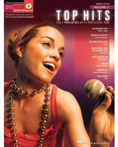 TOP HITS FOR FEMALE SINGERS PRO VOCAL V31 BK/CD