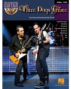 Hal Leonard Three Days Grace Guitar Play Along Volume 170 Bk/Cd