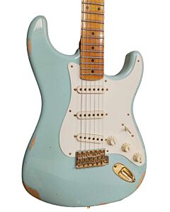 Fender Custom Shop 57 Strat Relic in Faded Aged Daphne Blue