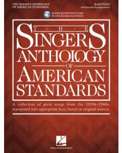 SINGERS ANTH AMERICAN STANDARDS BARITONE BK/OLA