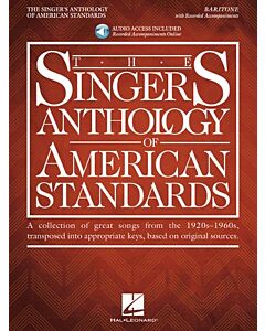 SINGERS ANTH AMERICAN STANDARDS BARITONE BK/OLA