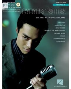 CABARET SONGS PRO VOCAL MEN V49 BK/CD