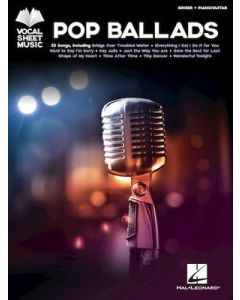 POP BALLADS VOCAL SHEET MUSIC PVG