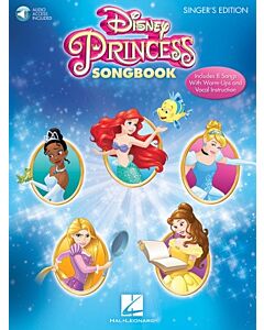 DISNEY PRINCESS SONGBOOK SINGERS EDITION BK/OLA