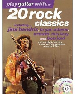 Play Guitar With 20 Rock Classics BK/2CDS Guitar Tab