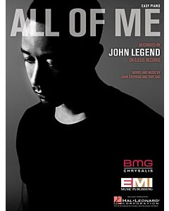 JOHN LEGEND - ALL OF ME EASY PIANO S/S