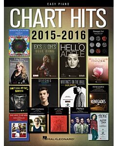 CHART HITS OF 2015-2016 FOR EASY PIANO