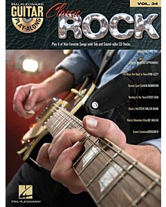 Classic Rock Guitar Play Along Volume 34 Bk/Cd